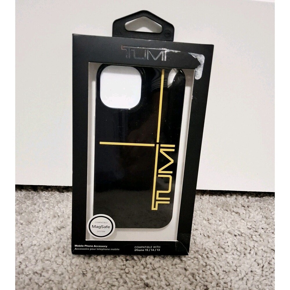 Tumi iPhone 13 14 15 MagSafe Wireless Charging Snap On Cellphone Case Brand New